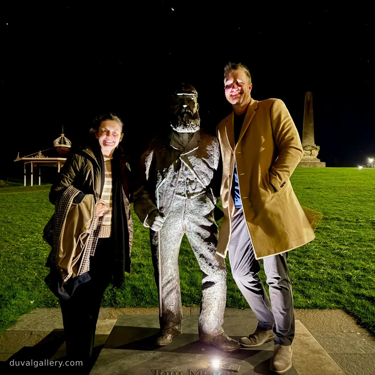 Posing with Old Tom