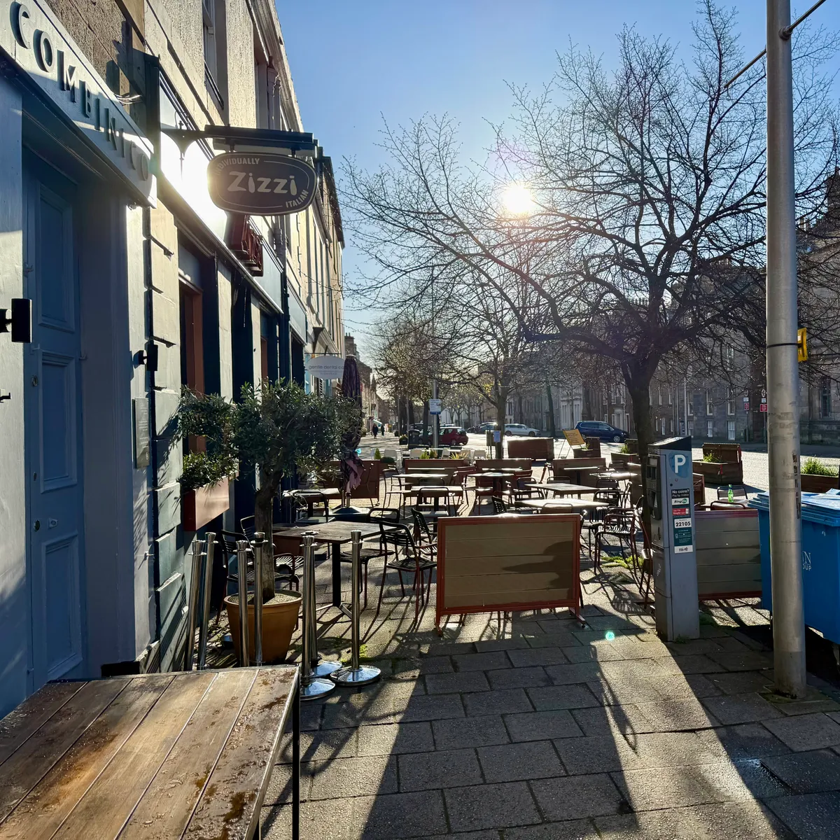South Street in the morning sun