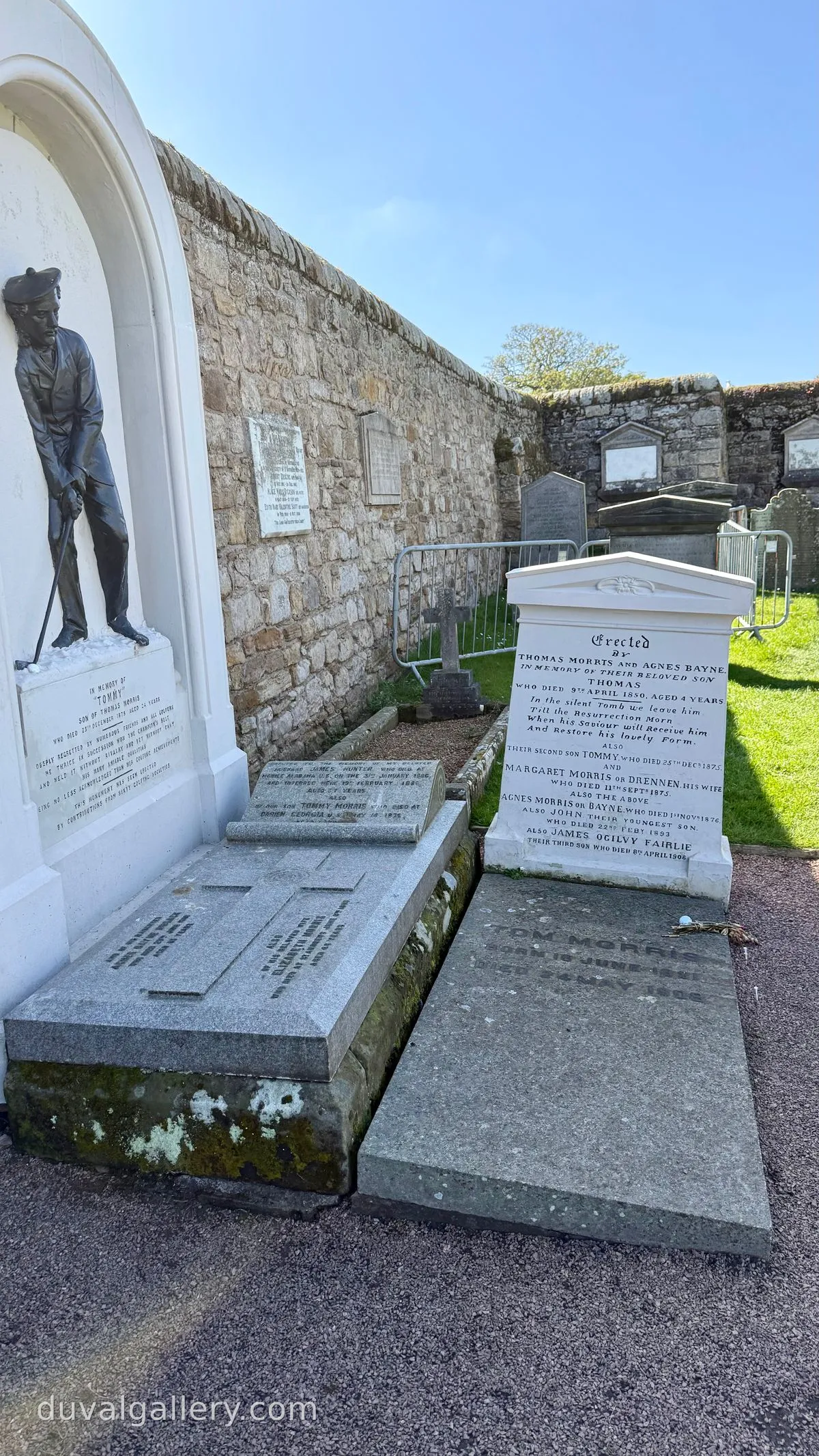 Graves of Old & Young Tom Morris