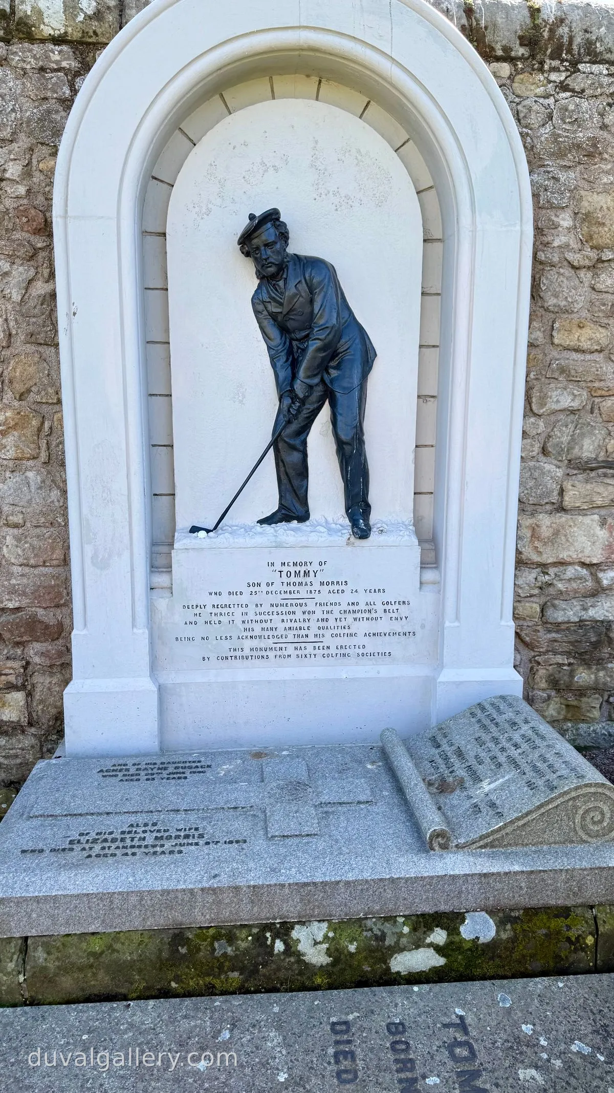Graves of Old & Young Tom Morris