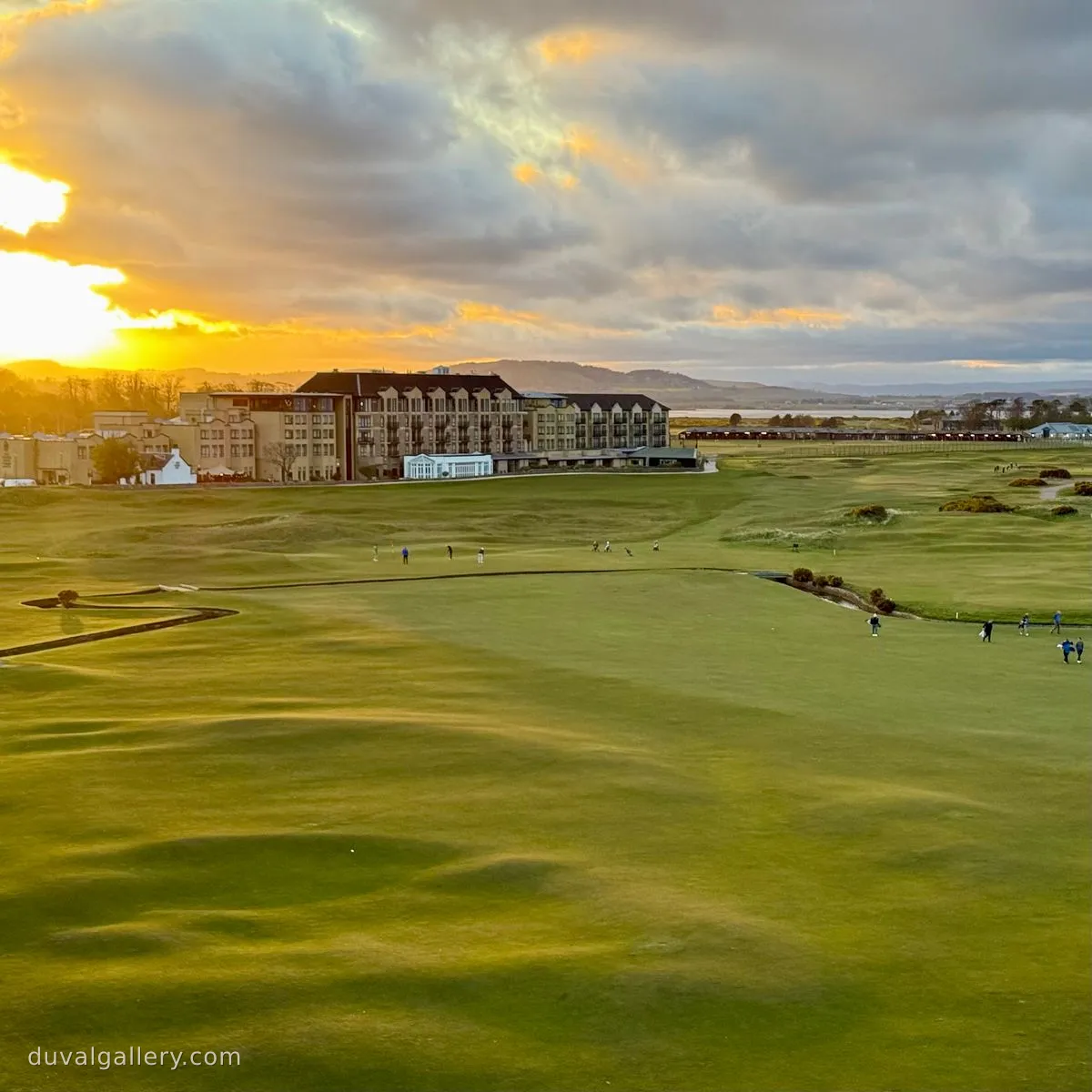 Old Course Hotel and 1st fairway  from the Rusacks Hotel